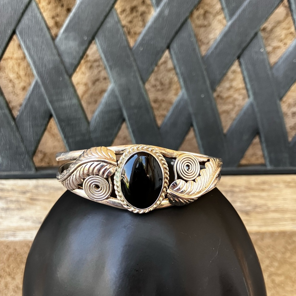 Sterling silver cuff bracelet
